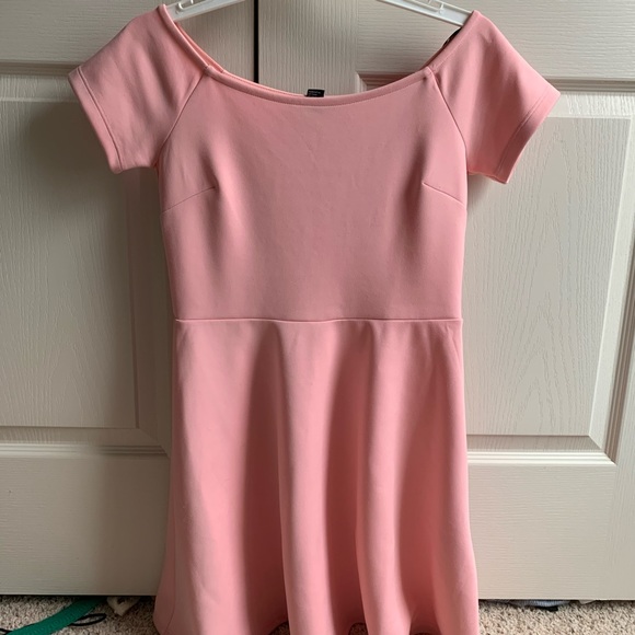 Pink Fitted Dress - Picture 2 of 2